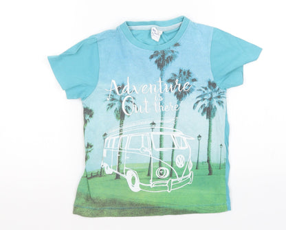 max boys Boys Multicoloured   Basic T-Shirt Size 5-6 Years
