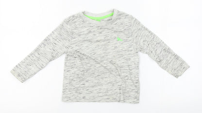 F&F Boys Grey   Basic T-Shirt Size 2-3 Years