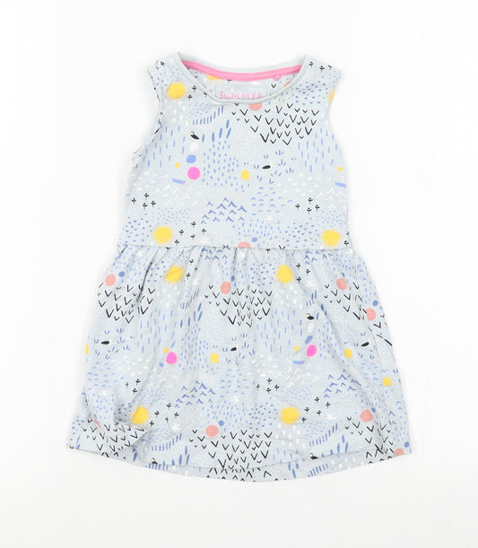 TU Girls Grey Animal Print  A-Line  Size 18-24 Months