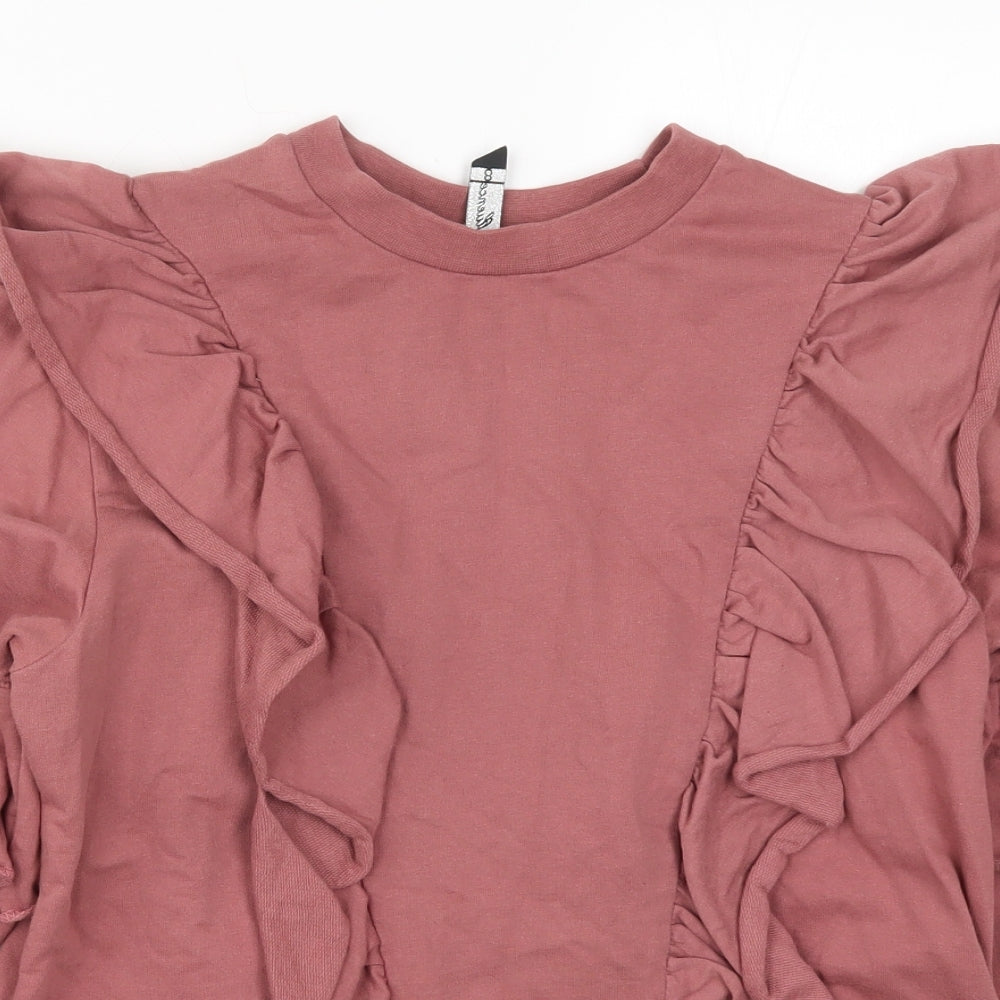 Influence Womens Pink   Pullover Sweatshirt Size 8