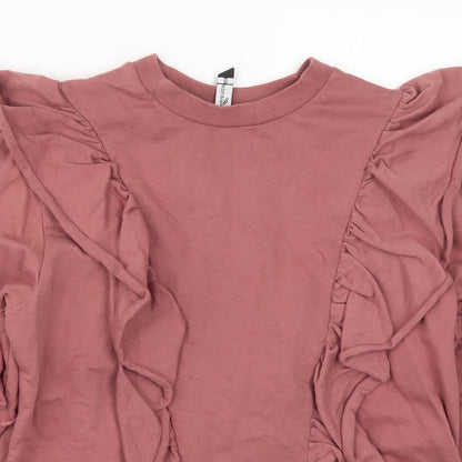 Influence Womens Pink   Pullover Sweatshirt Size 8