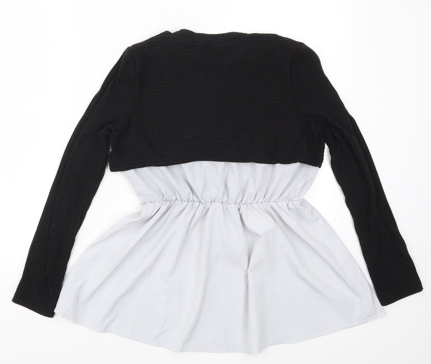 SheIn Womens Black   Basic Blouse Size S  - Grey