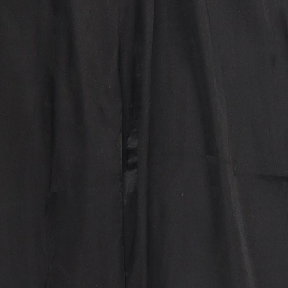 Womens UK Size S Preworn Regular Fit  Black Trousers