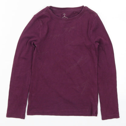 NEXT Girls Purple   Basic T-Shirt Size 8 Years