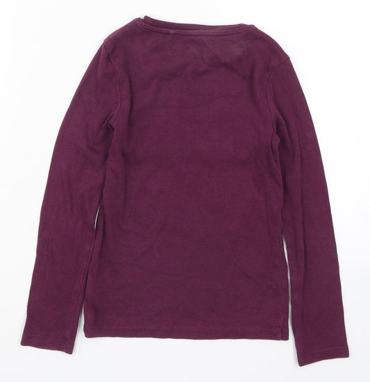 NEXT Girls Purple   Basic T-Shirt Size 8 Years