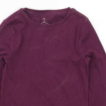 NEXT Girls Purple   Basic T-Shirt Size 8 Years