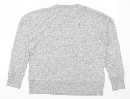 Nex Womens Grey  Knit Pullover Jumper Size 14