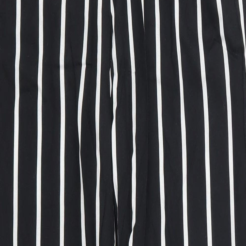 Womens UK Size 4 H&M Regular Fit  Black Trousers