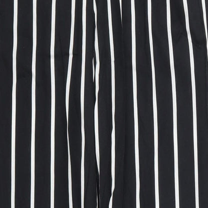 Womens UK Size 4 H&M Regular Fit  Black Trousers