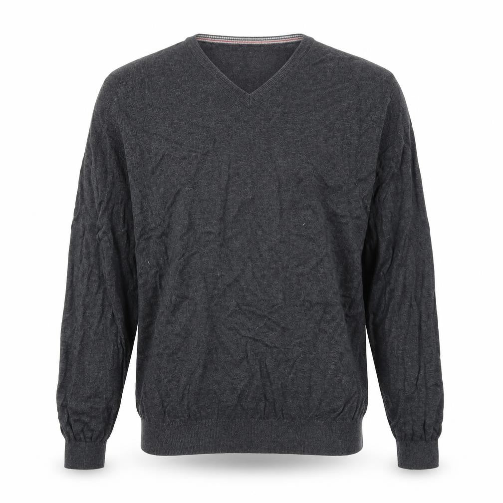 Mens UK Size L Palm Grove Grey Pullover Jumper
