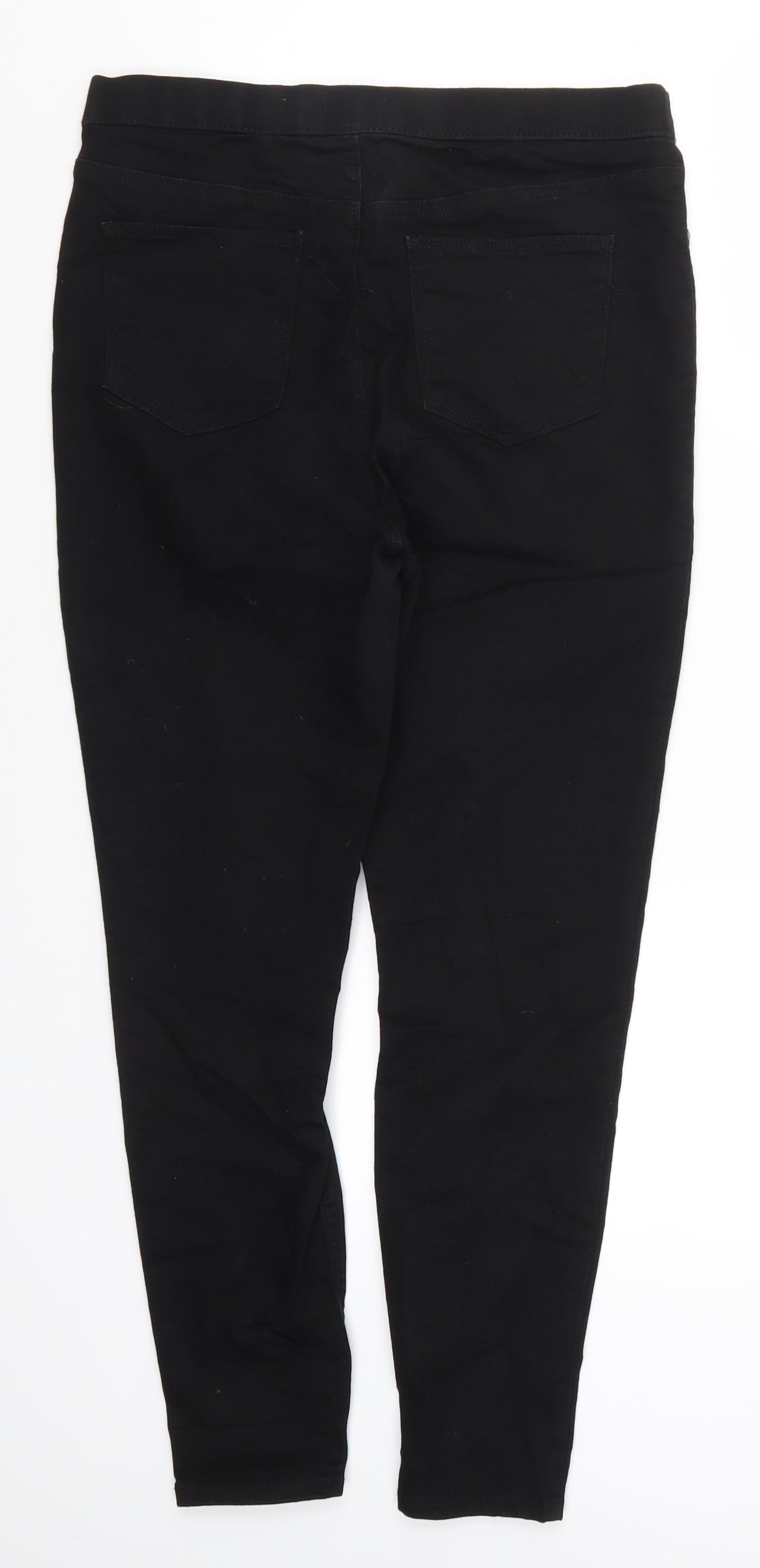 Matalan Womens Black  Denim Jegging Jeans Size 12 L25 in