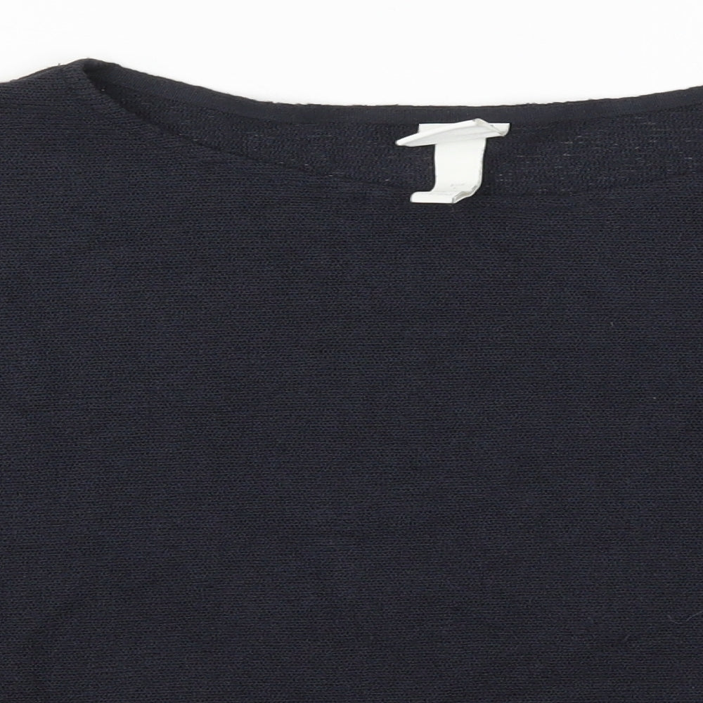 Womens UK Size L H&M Blue Pullover Jumper