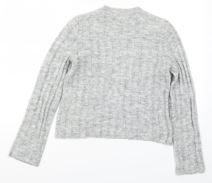 Womens UK Size XS H&M Grey Pullover Jumper