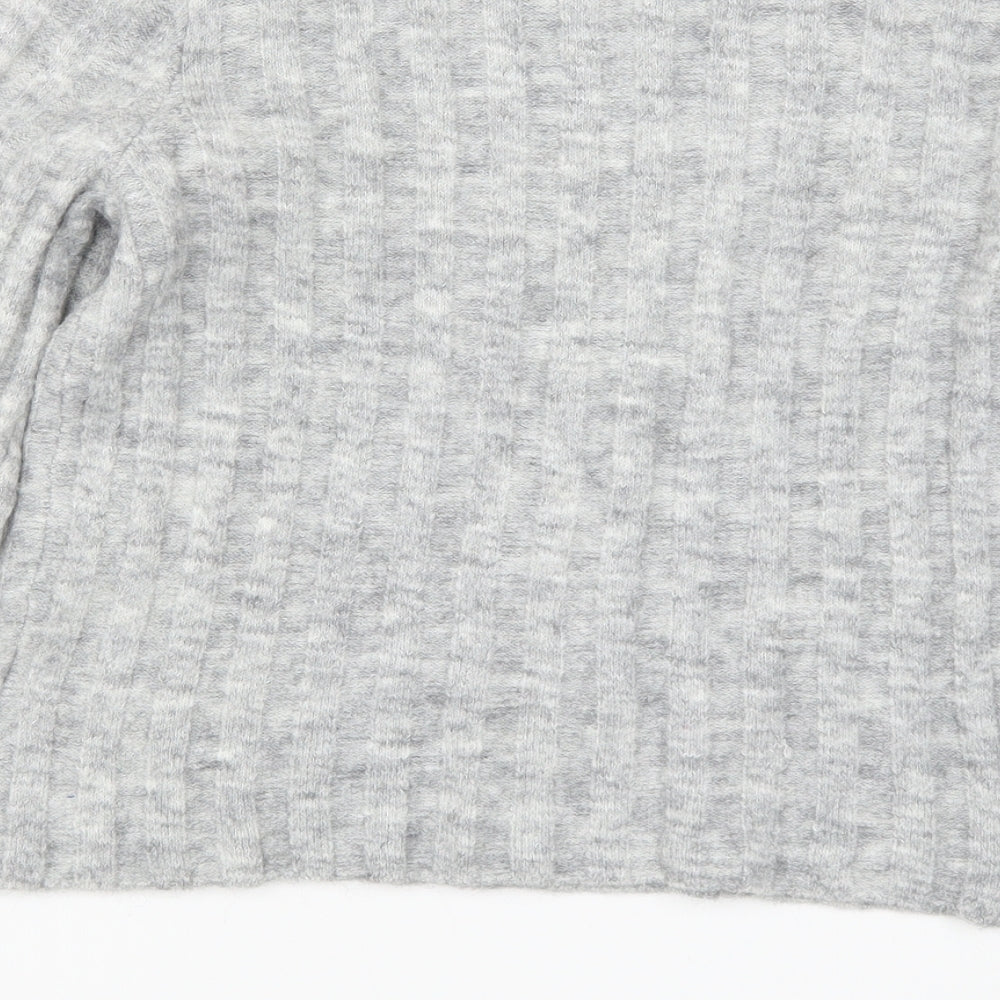 Womens UK Size XS H&M Grey Pullover Jumper