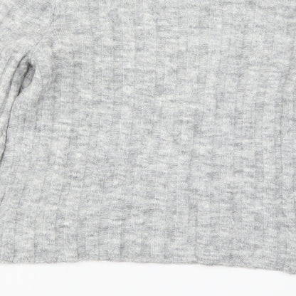 Womens UK Size XS H&M Grey Pullover Jumper