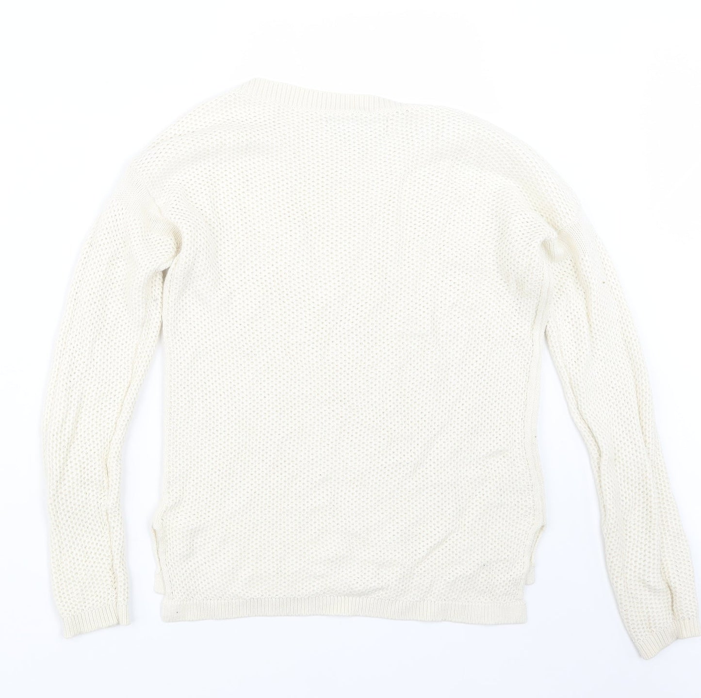 LOFT Womens Beige  Knit Pullover Jumper Size XS