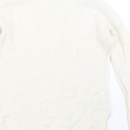 LOFT Womens Beige  Knit Pullover Jumper Size XS