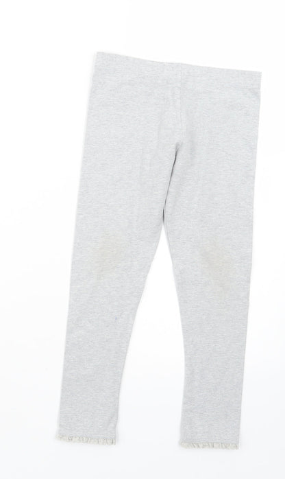 Marks and Spencer Girls Grey   Carrot Trousers Size 6-7 Years