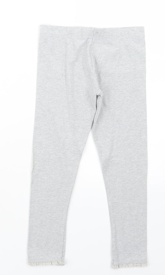 Marks and Spencer Girls Grey   Carrot Trousers Size 6-7 Years