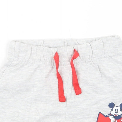Primark Boys Grey   Cropped Trousers Size 3-6 Months  - Mickey Mouse