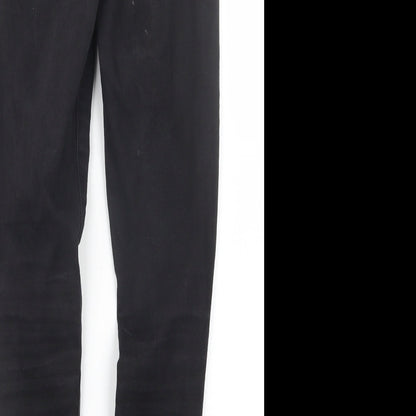 Denim Co. Womens Black  Denim Straight Jeans Size 10 L29 in