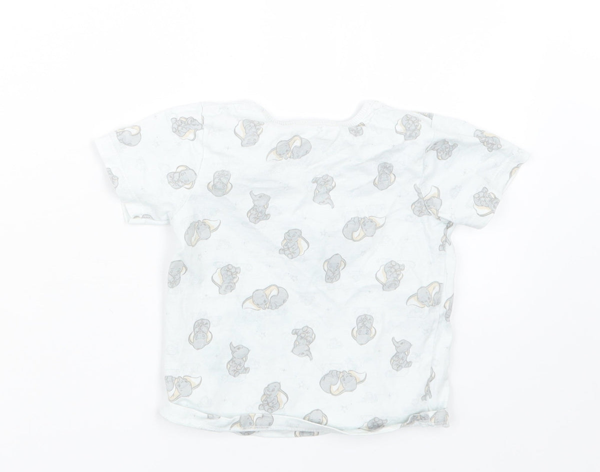 George Baby Grey Geometric  Basic T-Shirt Size 9-12 Months  - Dumbo