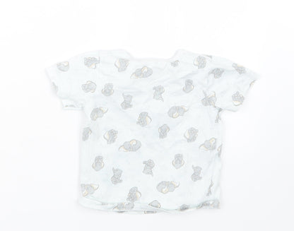 George Baby Grey Geometric  Basic T-Shirt Size 9-12 Months  - Dumbo