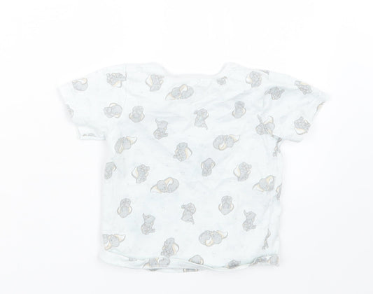 George Baby Grey Geometric  Basic T-Shirt Size 9-12 Months  - Dumbo