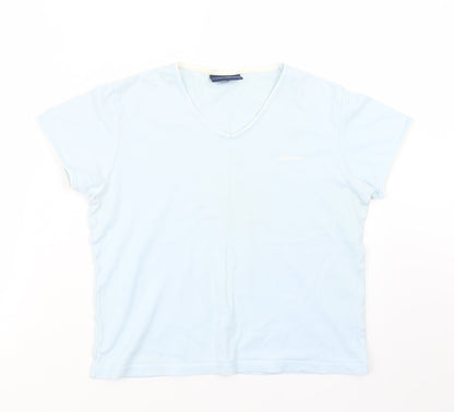 Olympus Womens Blue   Basic T-Shirt Size 12