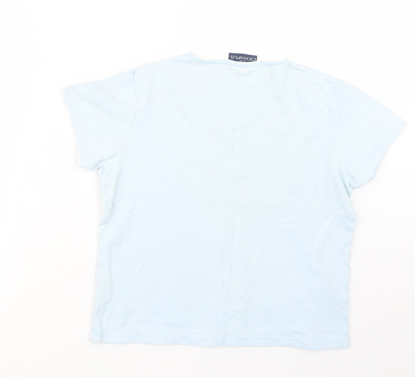 Olympus Womens Blue   Basic T-Shirt Size 12