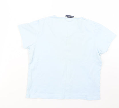 Olympus Womens Blue   Basic T-Shirt Size 12