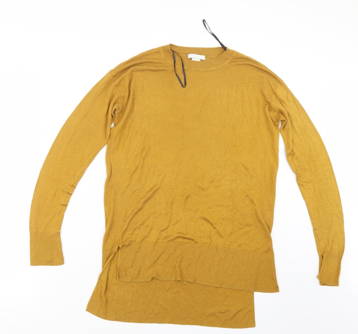 Womens UK Size XS H&M Yellow Pullover Jumper