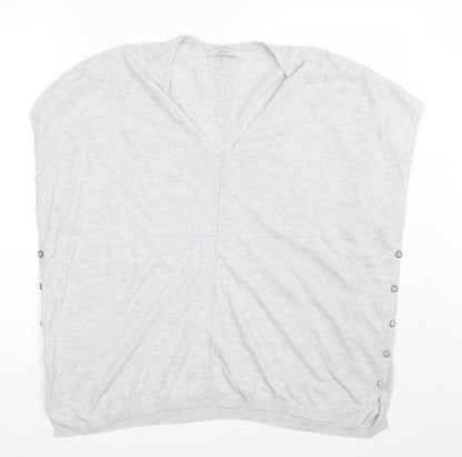 George Womens Grey   Basic T-Shirt Size S