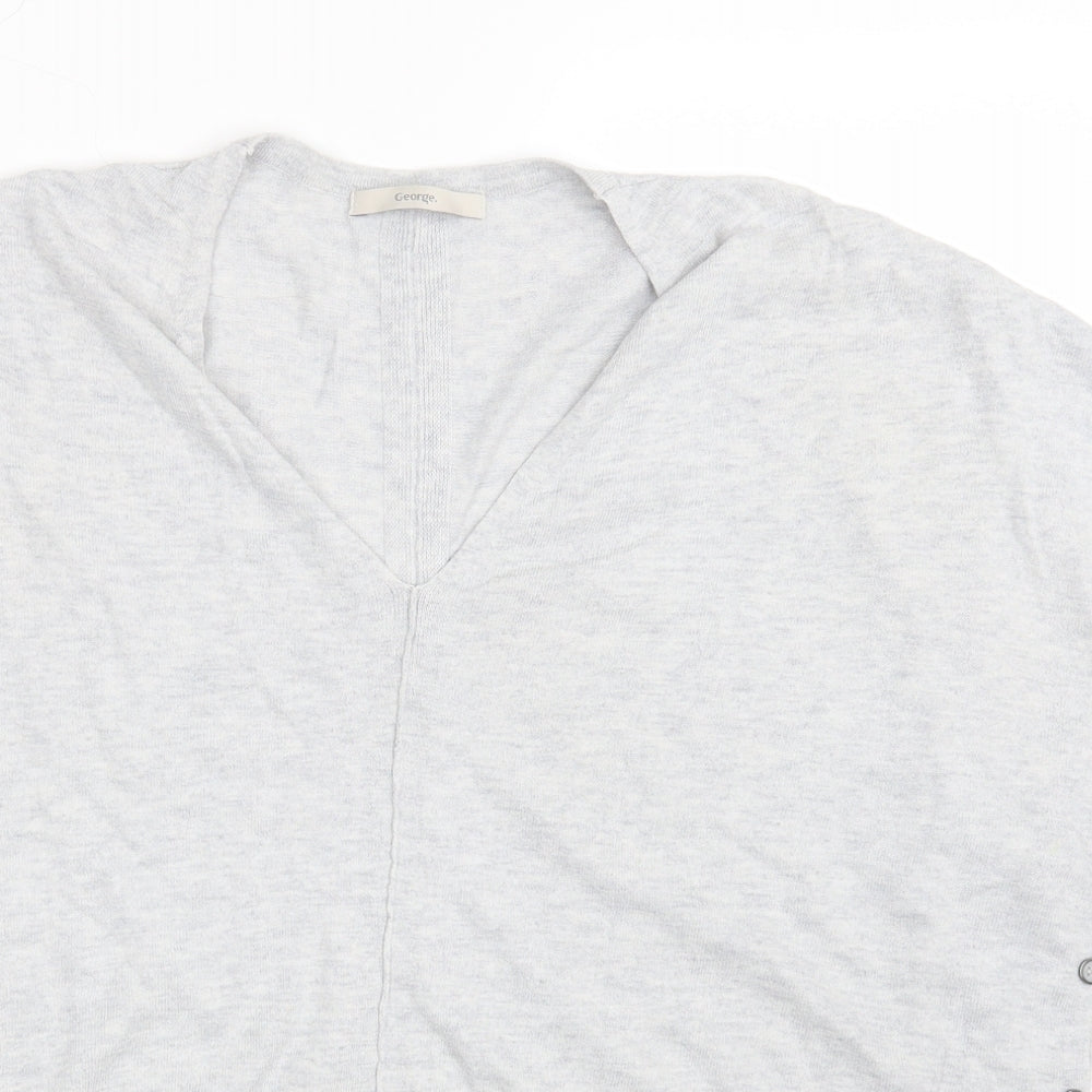 George Womens Grey   Basic T-Shirt Size S