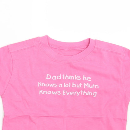Edward Sinclair  Girls Pink   Basic T-Shirt One Size