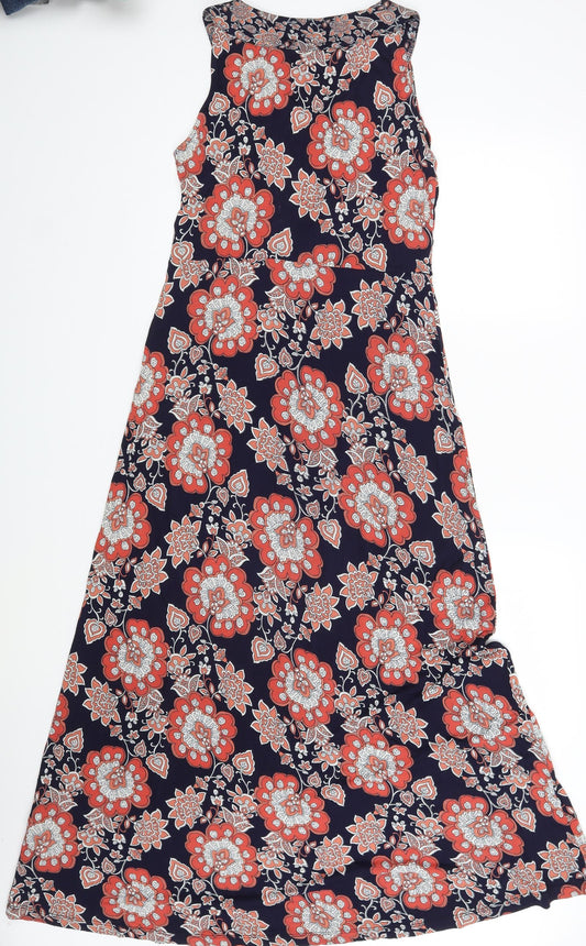 Rocha John Rocha  Womens Multicoloured Floral  A-Line  Size 8