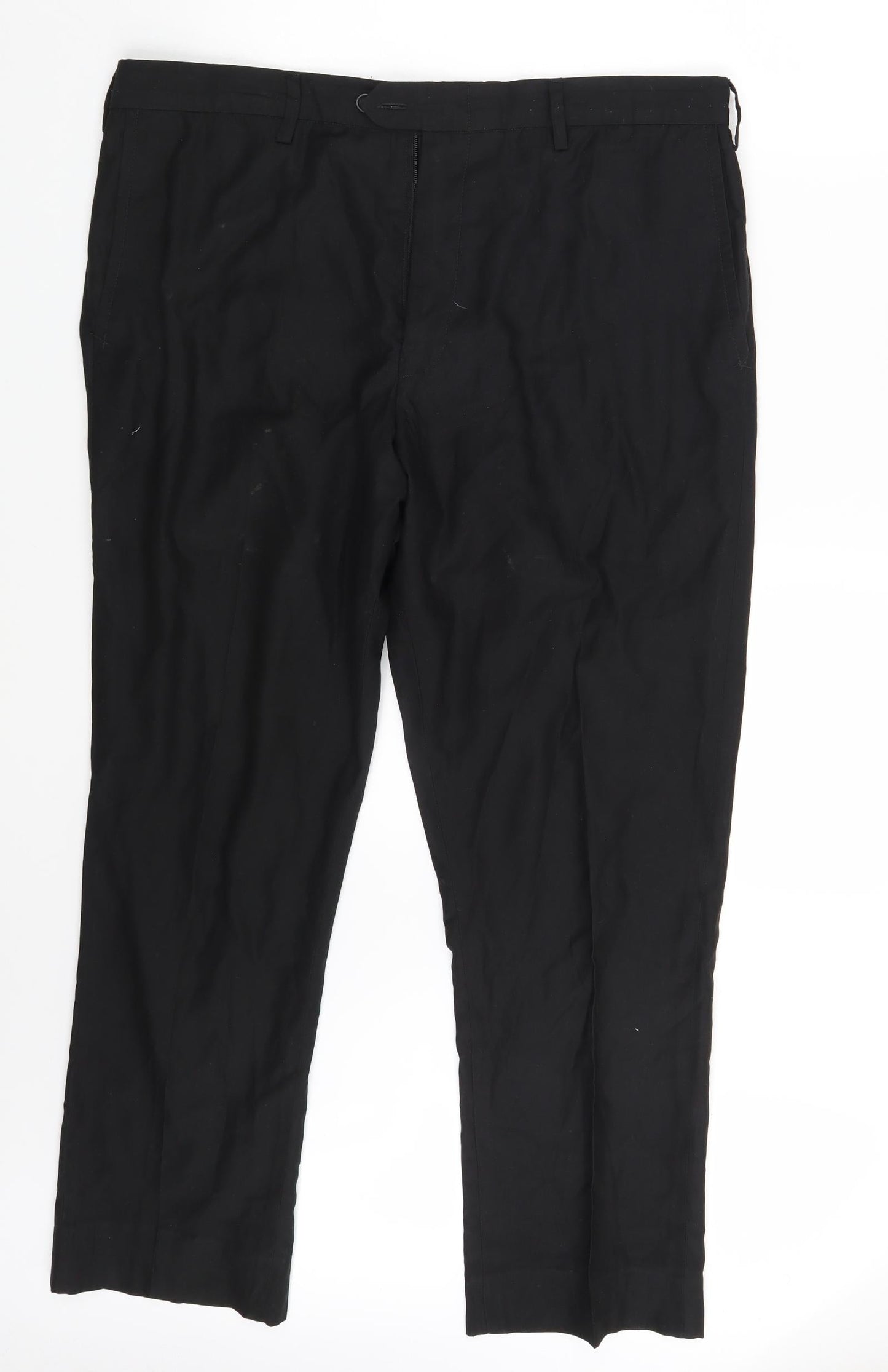 Womens UK Size 38 in Preworn Regular Fit  Black Trousers