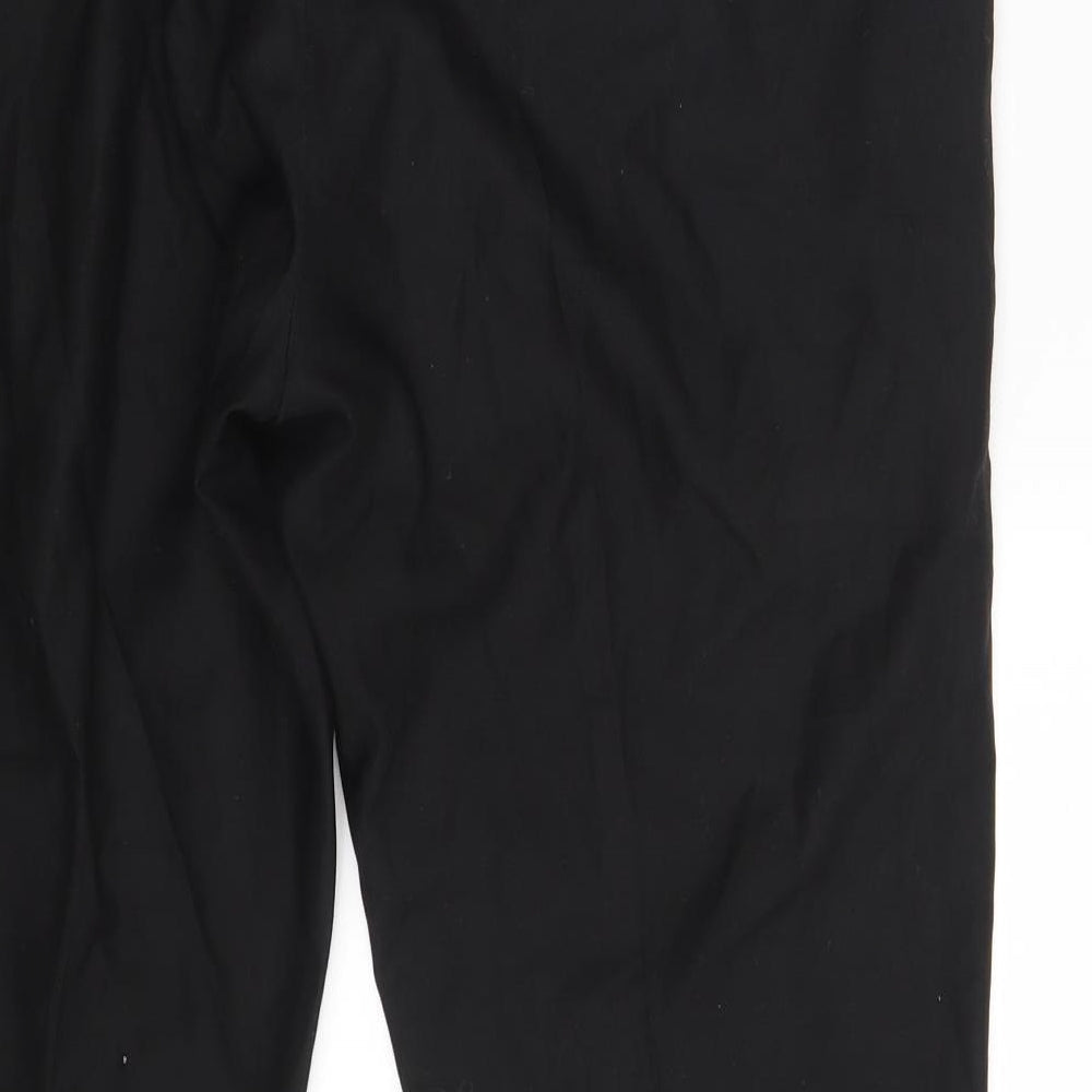 Womens UK Size 38 in Preworn Regular Fit  Black Trousers