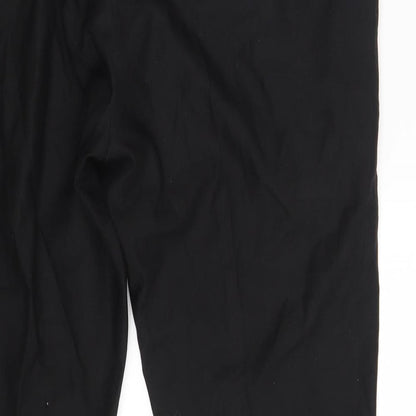 Womens UK Size 38 in Preworn Regular Fit  Black Trousers