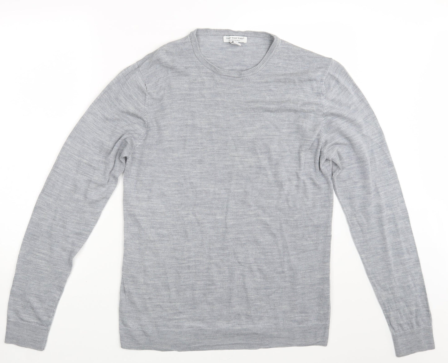 Mens UK Size L Cedar Wood State Grey Pullover Sweatshirt