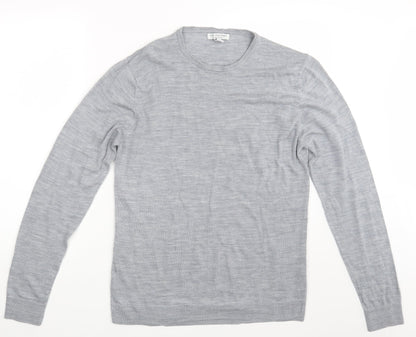 Mens UK Size L Cedar Wood State Grey Pullover Sweatshirt