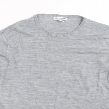 Mens UK Size L Cedar Wood State Grey Pullover Sweatshirt