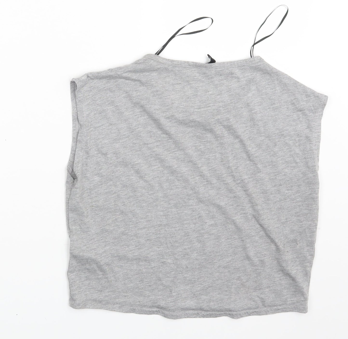 Womens UK Size S H&M Grey Basic T-Shirt