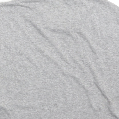 Womens UK Size S H&M Grey Basic T-Shirt