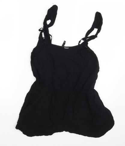 H&M Womens Black   Bodysuit One-Piece Size 12