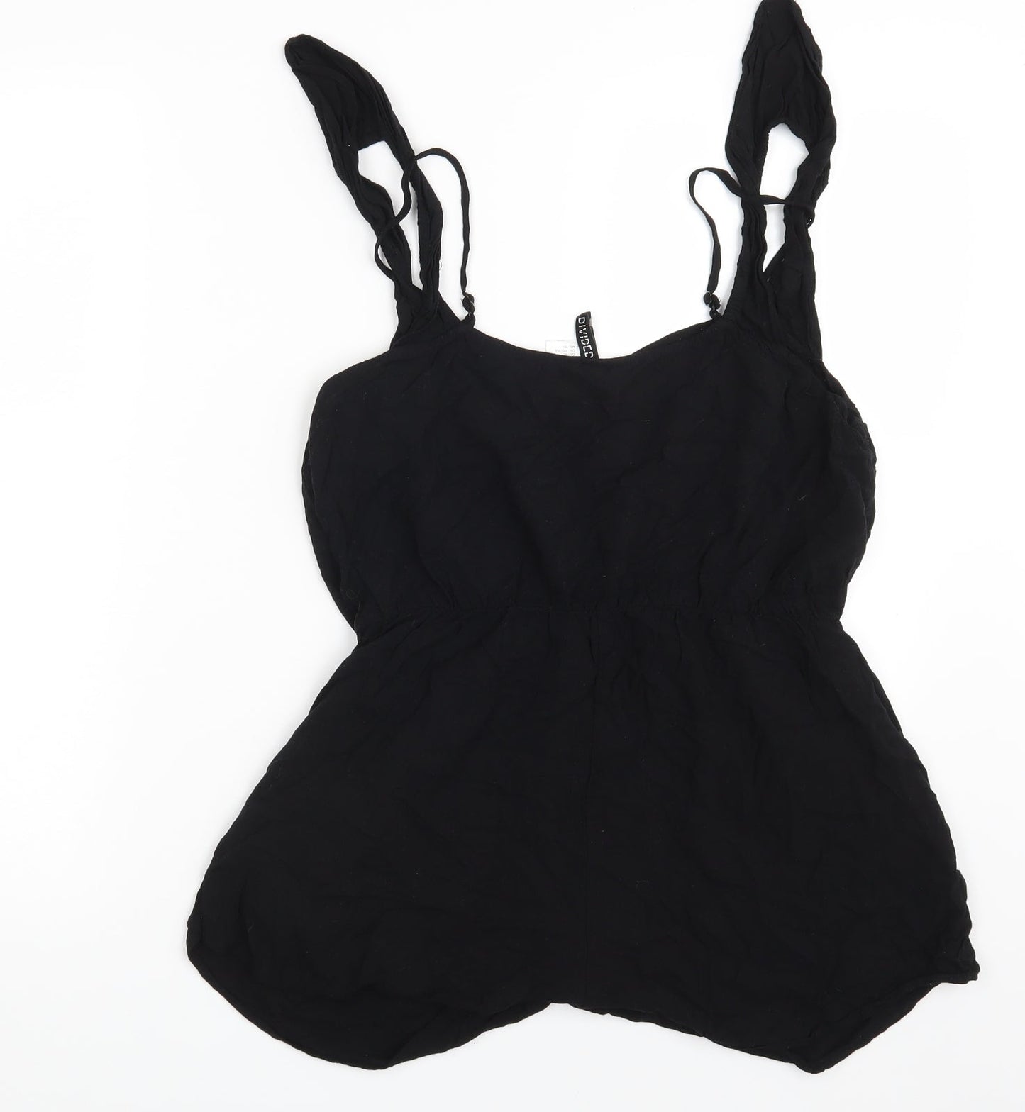 H&M Womens Black   Bodysuit One-Piece Size 12