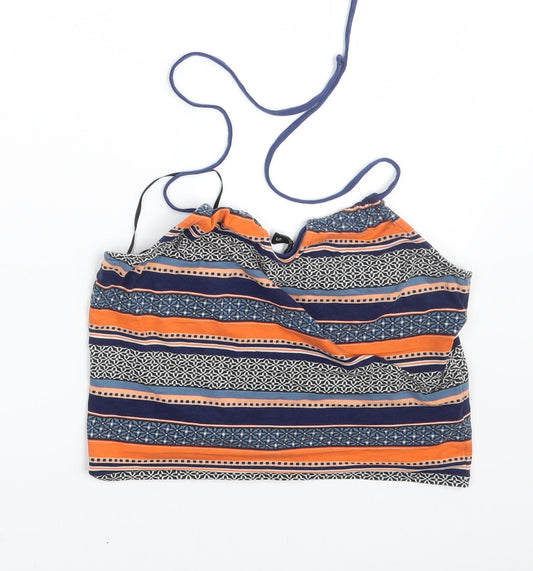 Womens UK Size S H&M Multicoloured Basic Tank