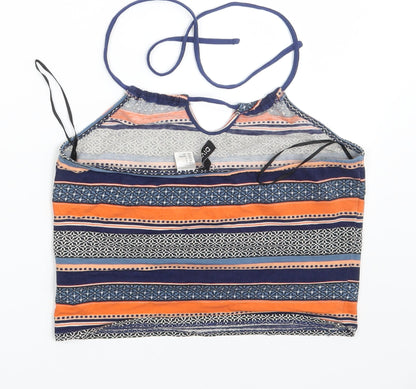Womens UK Size S H&M Multicoloured Basic Tank