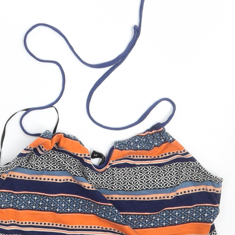 Womens UK Size S H&M Multicoloured Basic Tank