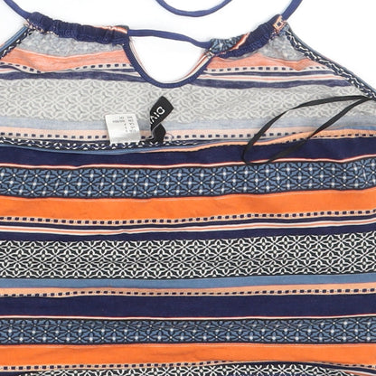 Womens UK Size S H&M Multicoloured Basic Tank